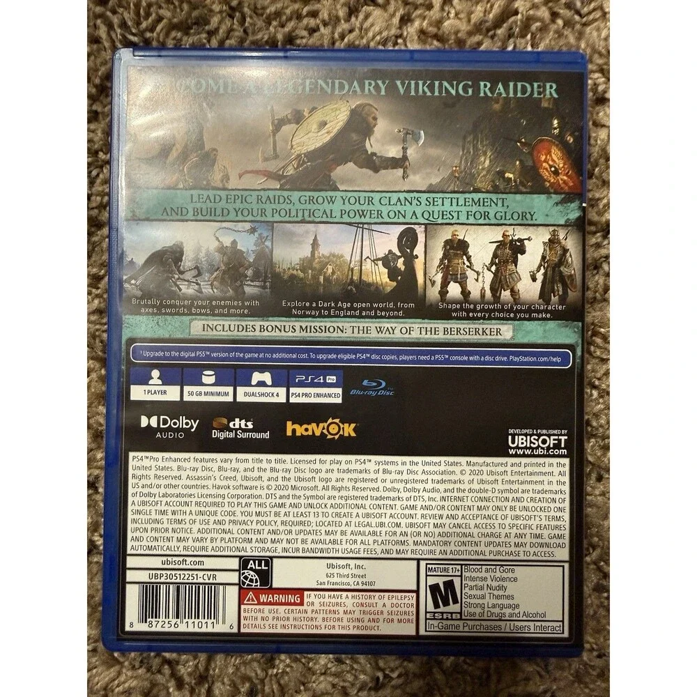 Assassin's Creed Valhalla - Sony PlayStation 4